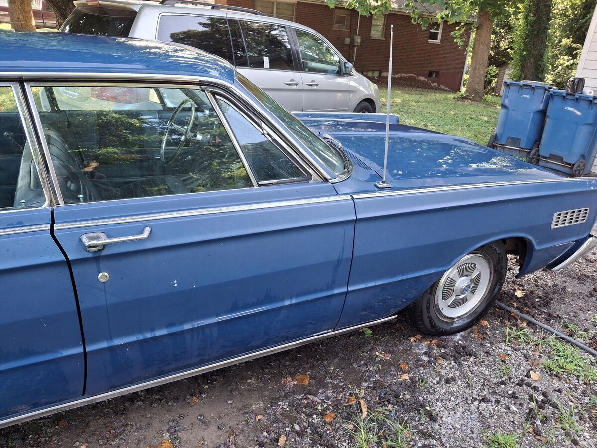 1966 mercury montclair sedan blue blue