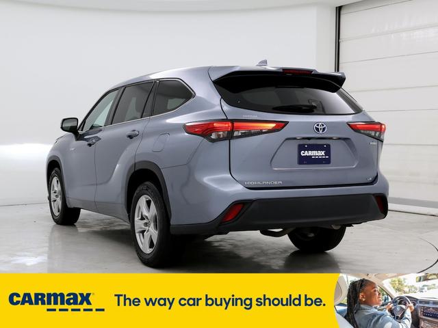 2021 toyota highlander hybrid le