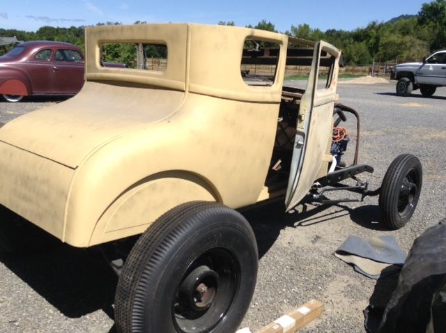1927 ford model t coupe hot rod a frame 32 28 29 31 chopped rat flathead kustom