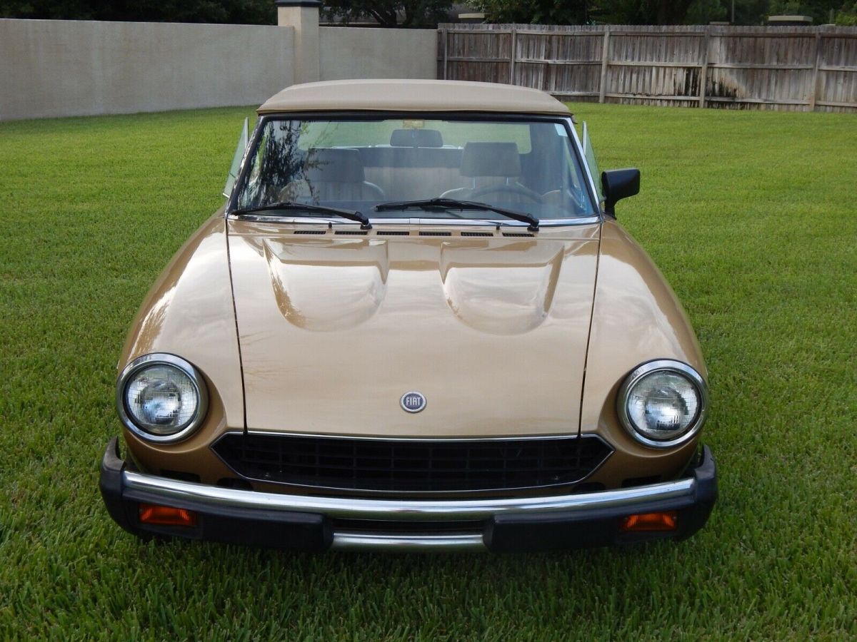 1981 fiat spider 50th anniversary edition