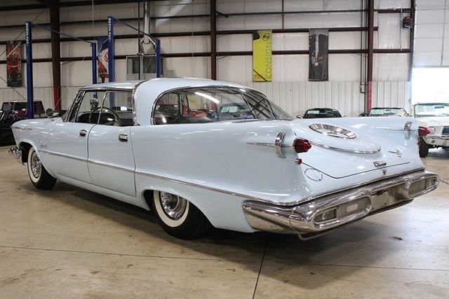 1958 chrysler imperial 99707 miles blue sedan 392cid v8 hemi automatic