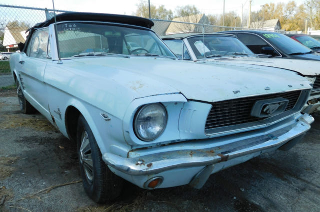 1966 mustang convertible 289 4-v a code barn find needs total restoration