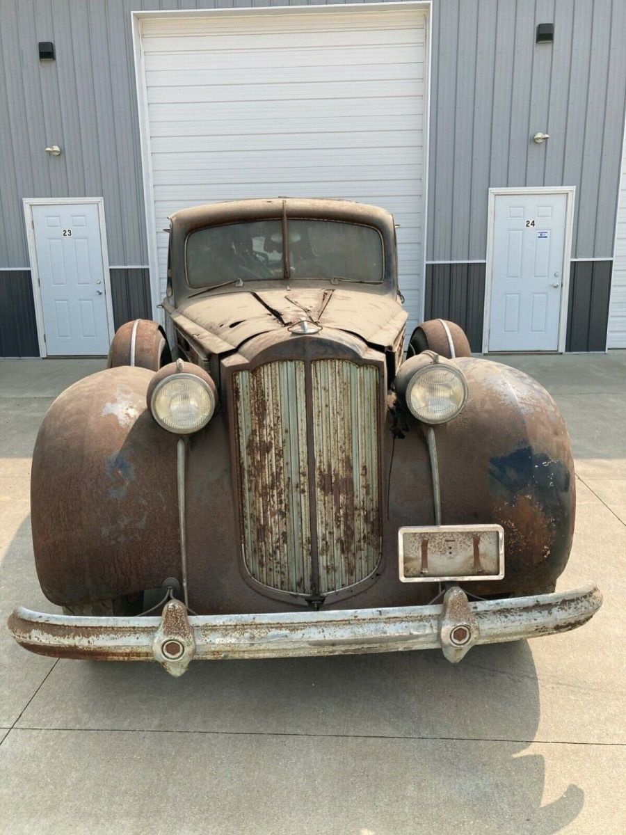 â€œbarn findâ€ 1938 packard v-12 1608 limousine