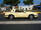 1989 chrysler tc by maserati hardtop convertible ultra low 7,900 original miles