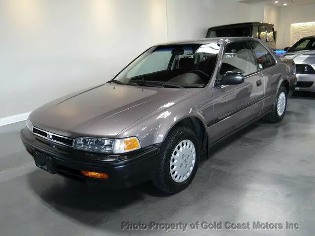 1993 honda accord dx coupe brown/burgundy only 18k original miles like new rare!