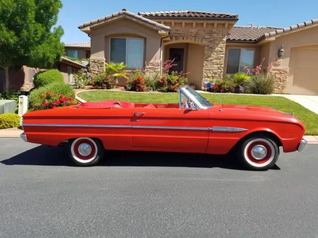 1963 ford falcon convertible*gorgeous western car*no rust*6cyl. "mileage maker"