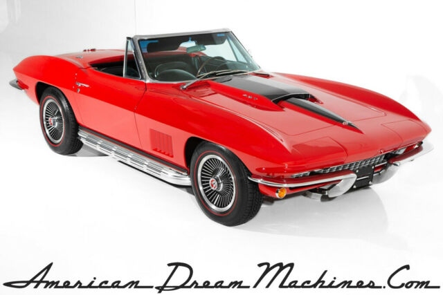 1967 chevrolet corvette red 427/435 #'s match convertible