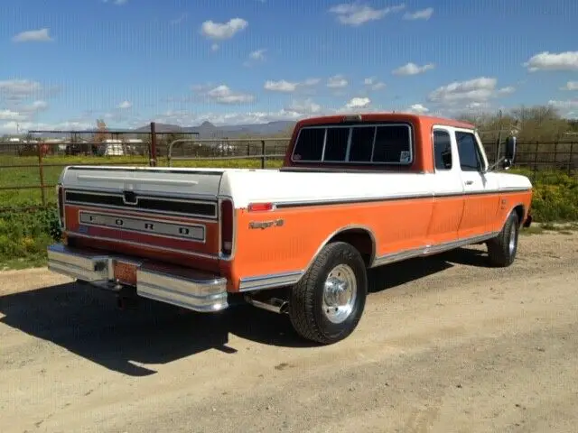 1974 ford f250, supercab,119k original miles, built 460, rare original, a/c