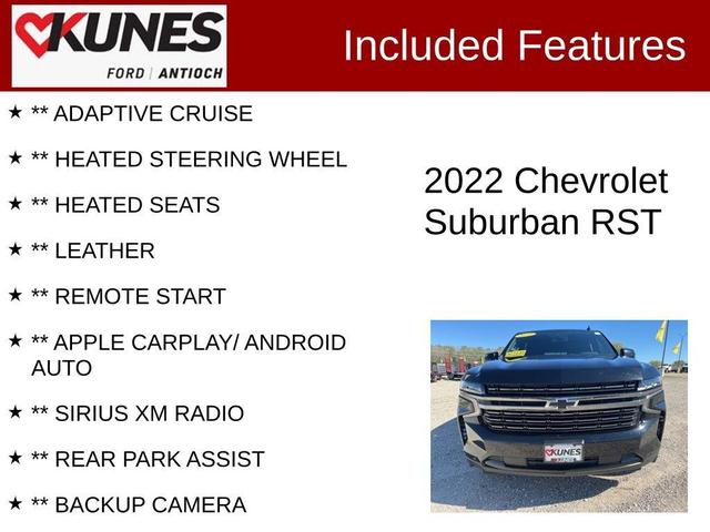 2022 chevrolet suburban rst