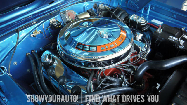 b5 blue 1969 dodge charger r/t426manual floor shift for sale!