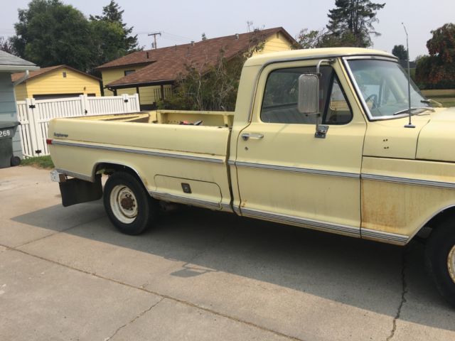 1972 ford f-250 explorer 2wd 360 automatic no rust **solid truck**