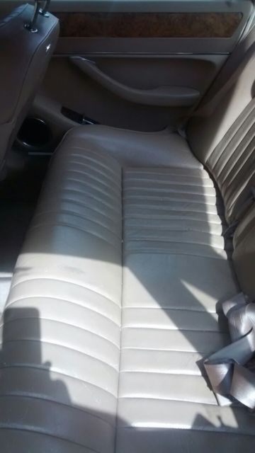 jaguar xj6 sovereign 1993 - white - peanut butter leather interior
