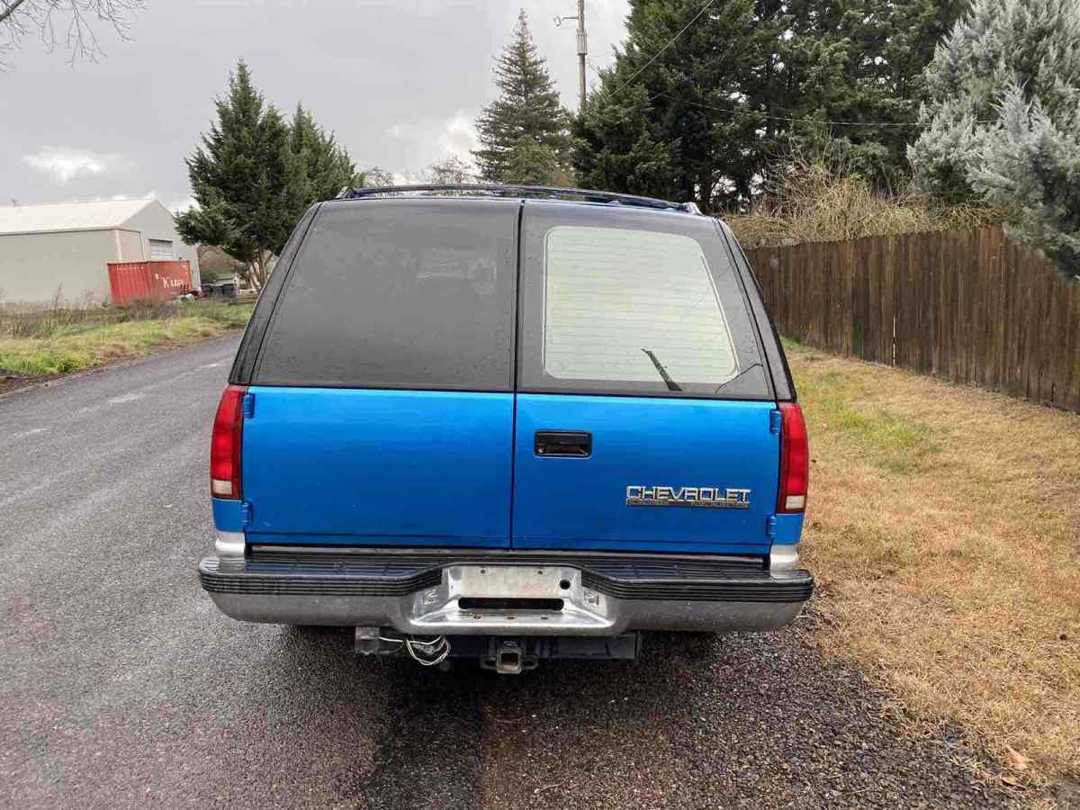 1992 chevrolet k1500 suburban suv blue 4wd automatic k1500