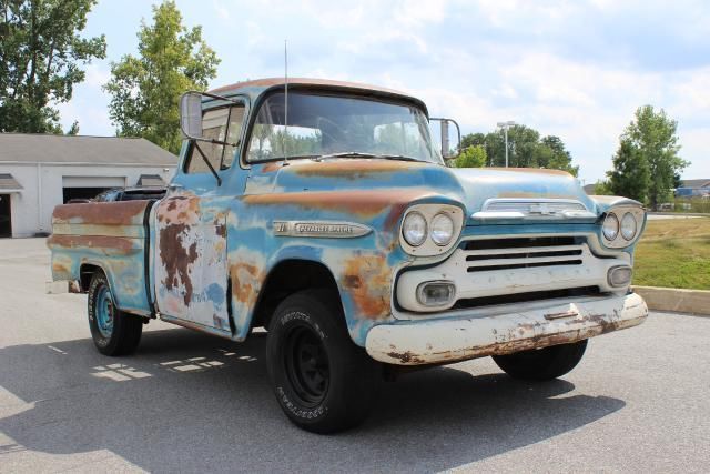 1959 chevrolet 3100 apache short bed fleetside truck