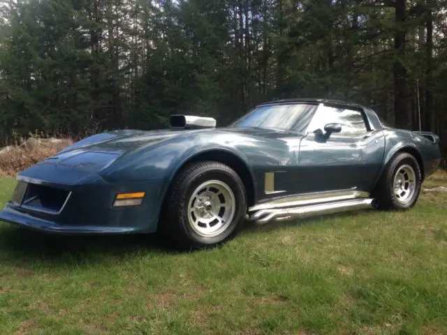 custom 1980 corvette with b&m blower!