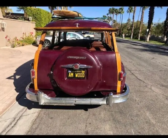 1949 chrysler royal wood wagon