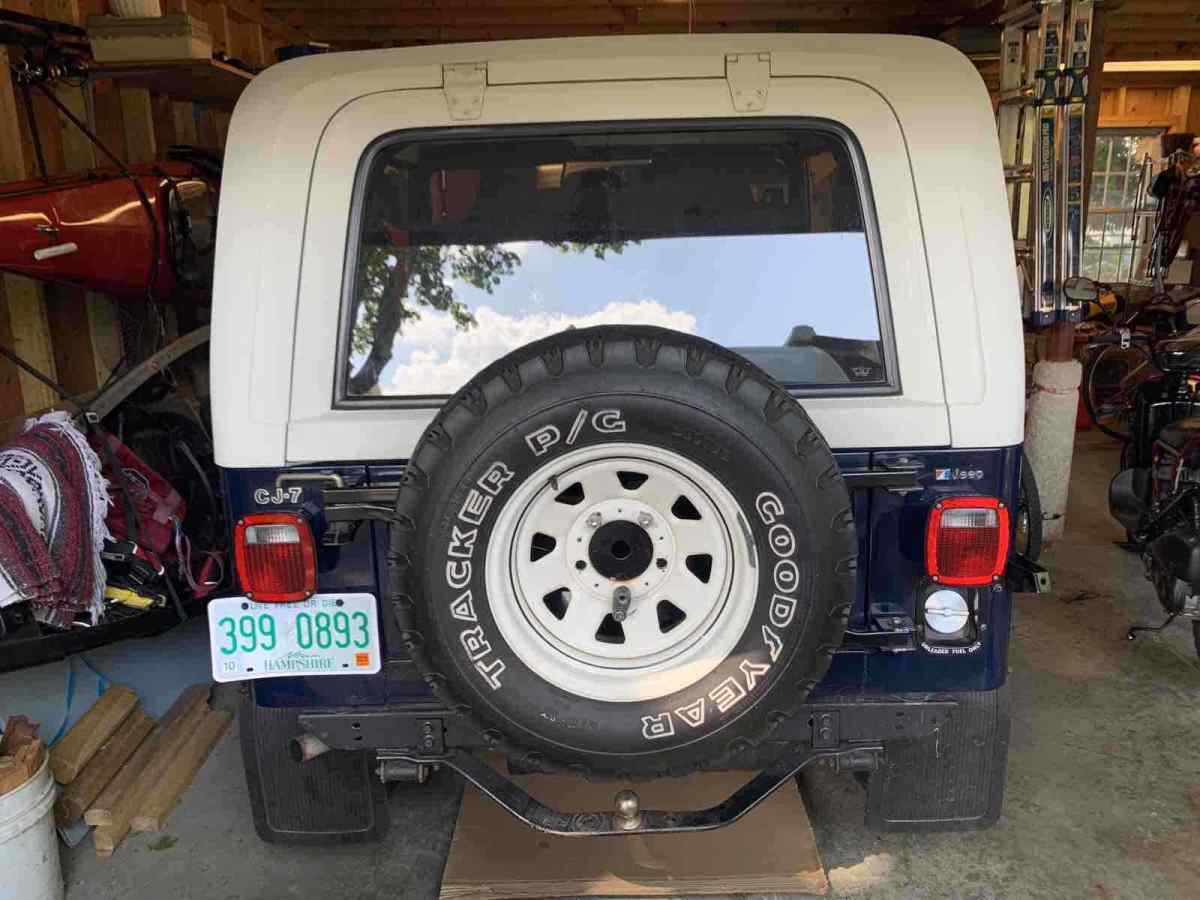 1983 jeep cj7 suv blue 4wd automatic cj7