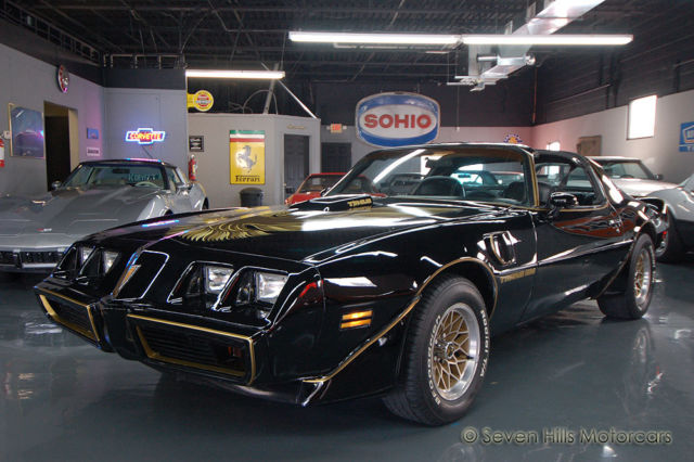 ws6, #'s match, great driver, t-tops, black/black, auto, smokey & the bandit