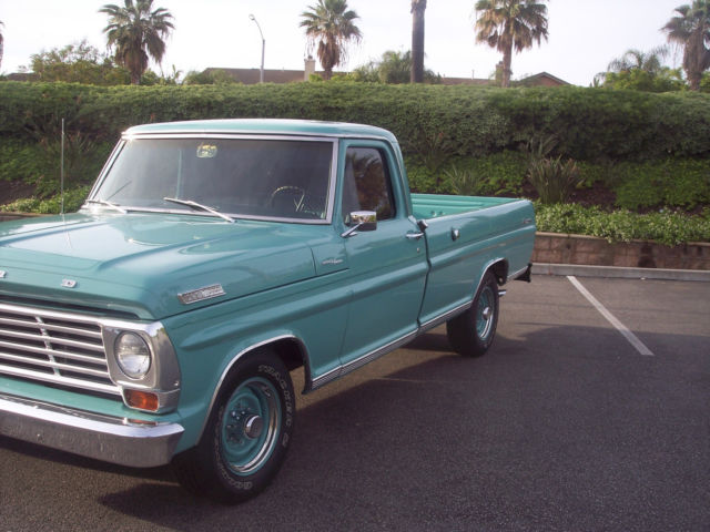 1967 ford f-250 ford ranger camper special with original black plates