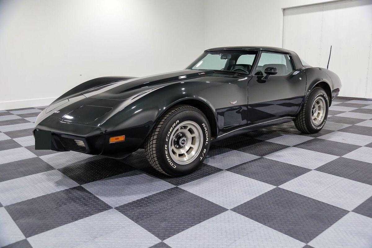 1979 chevrolet corvette 17293 miles dark green coupe