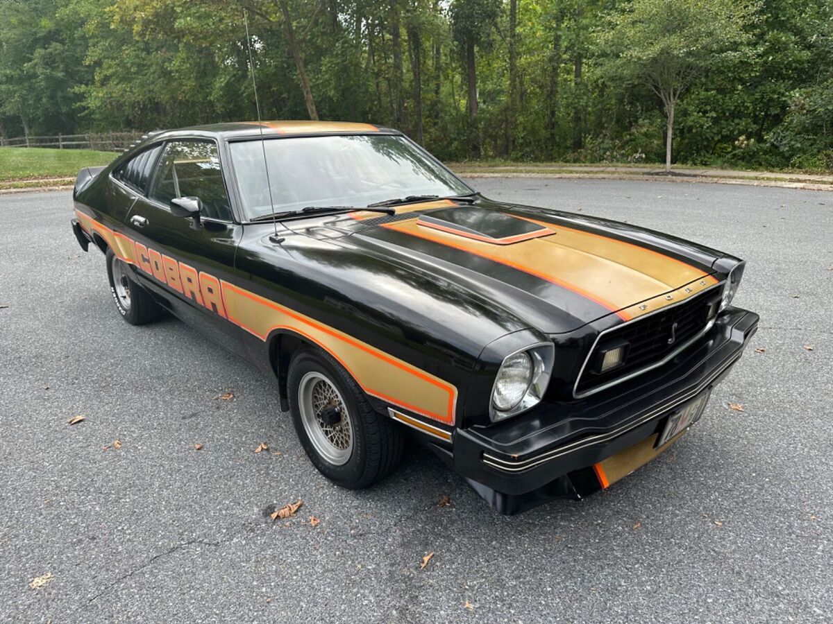 1978 mustang cobra no reserve runs & drives fun rare car