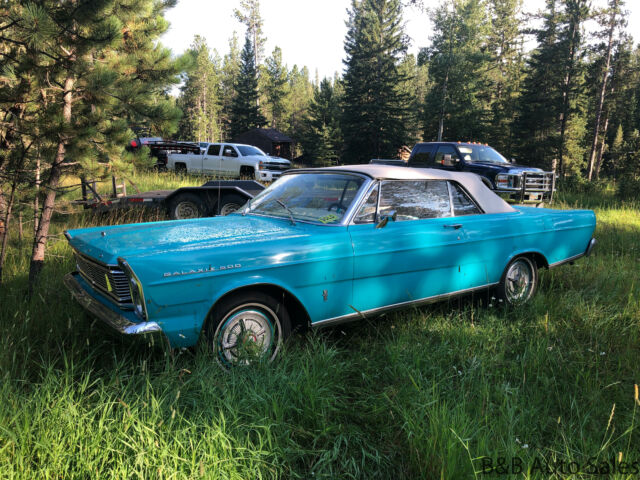 1965 ford galaxie 500 0 green automatic