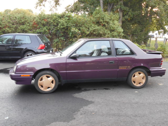 1989 dodge shadow es hatchback 2-door 2.5l