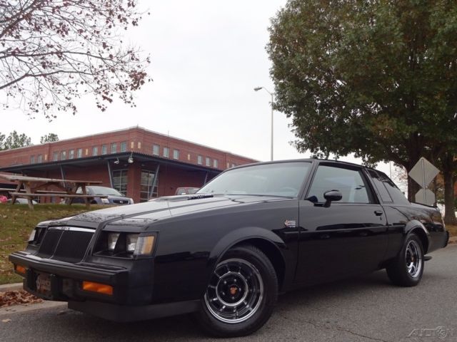 1986 buick regal grand national t type sfi turbo black original books & sticker