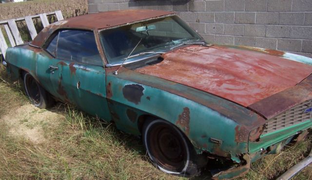 1969 camaro 69 project or parts car