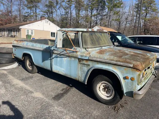 1968 dodge d200 camper special easy project buy now $1500 call 609-453-9775