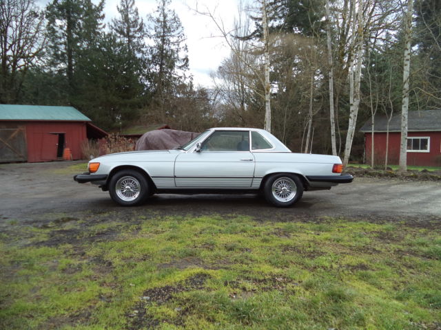 1979 mercedes 450 sl roadster.removable hard top,rust free,.very nice classic
