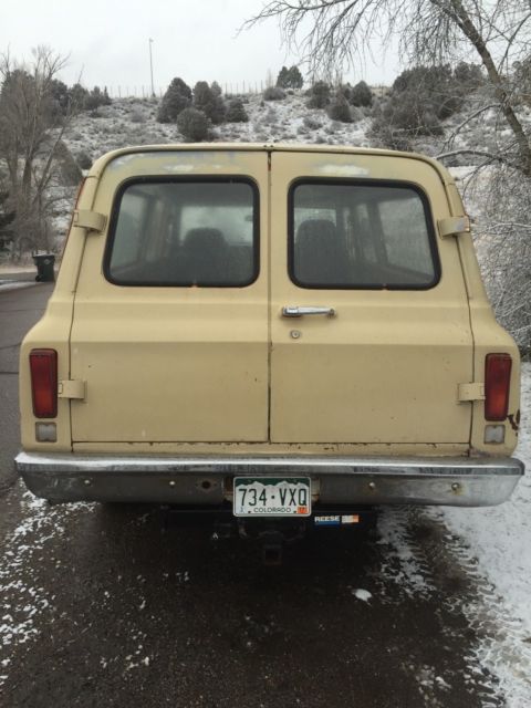 1970 chevrolet suburban 3 door 4x4 3/4 ton fuel injected no reserve!! colorado