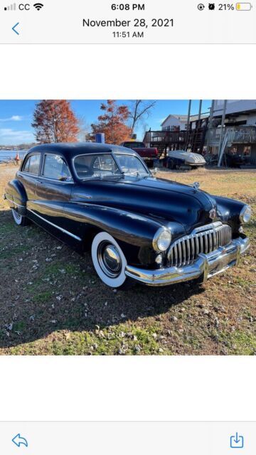 1946 buick roadmaster sedan blue rwd automatic 4dr