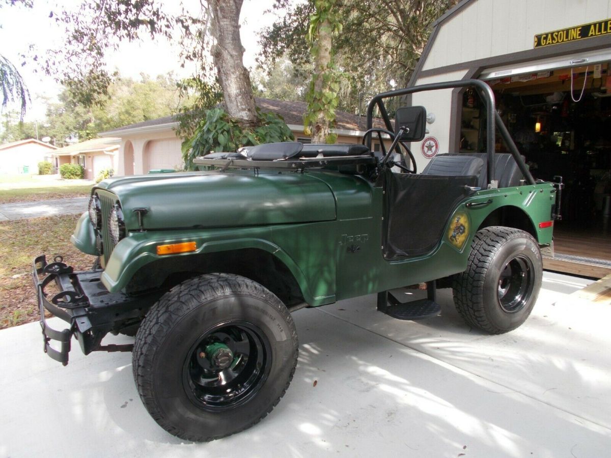 1972 jeep cj5 ~ special order v-8 army green with custom airbrush paint