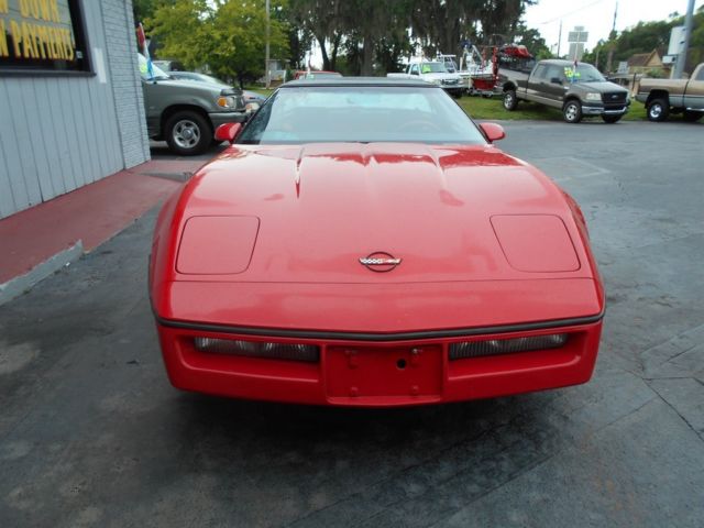 1985 chevrolet corvette 60,691 miles red 8 auto