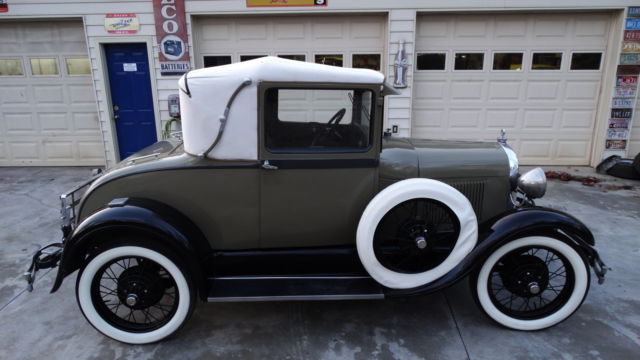 1928 model a sport coupe....all metal....rumble seat