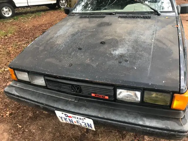 1987 volkswagen scirocco coupe black fwd manual