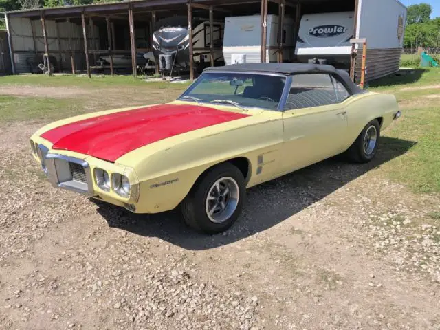 1969 pontiac firebird convertible 350 4 speed all numbers matching p/s p/b
