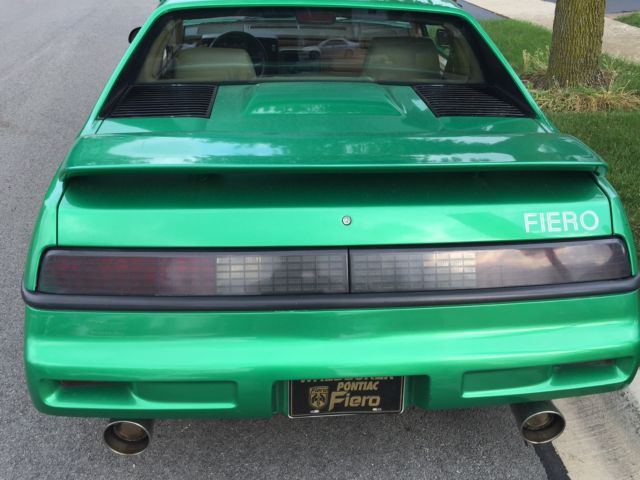 1988 pontiac fiero 2-door 3800 v6 engine rebuilt title. as is local sale