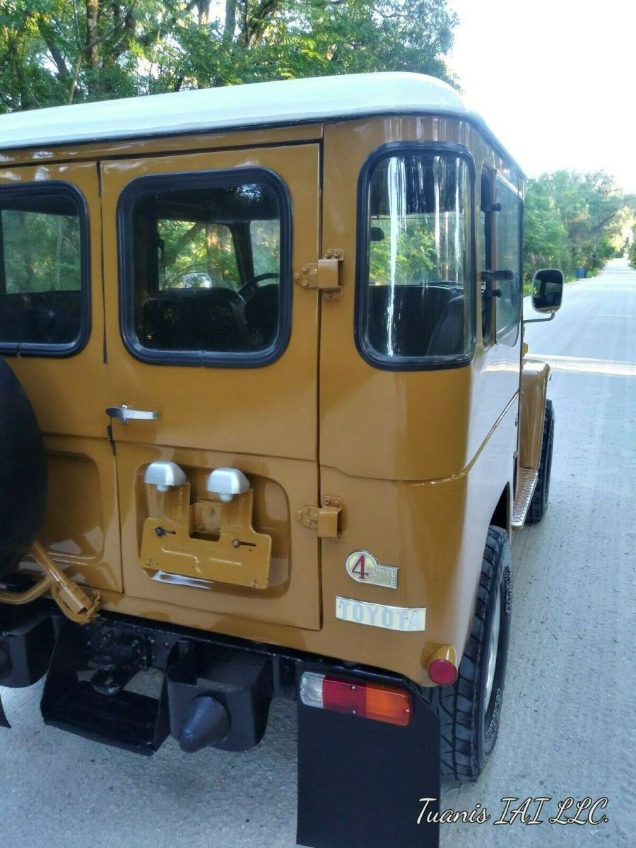 1979 toyota land cruiser 40 suv brown 4wd manual hardtop