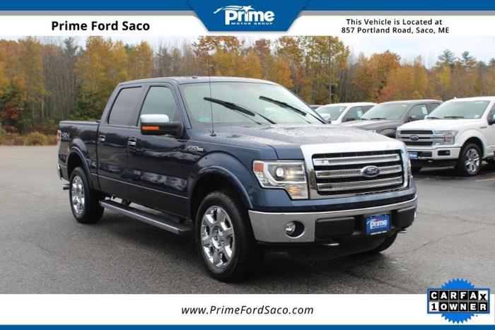 2013 ford f-150 lariat 4x4 lariat 4dr supercrew styleside 5.5 ft. sb for sale in saco, maine