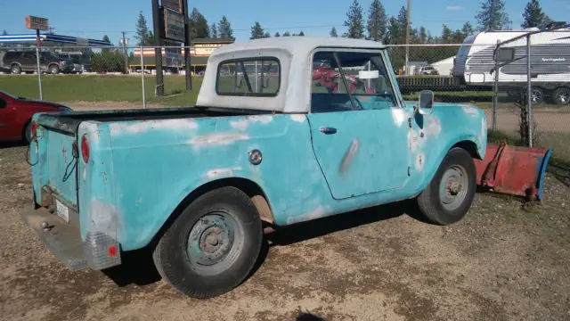 1962 international scout terra pickup truck super rare original 4 cyl ihi stock!