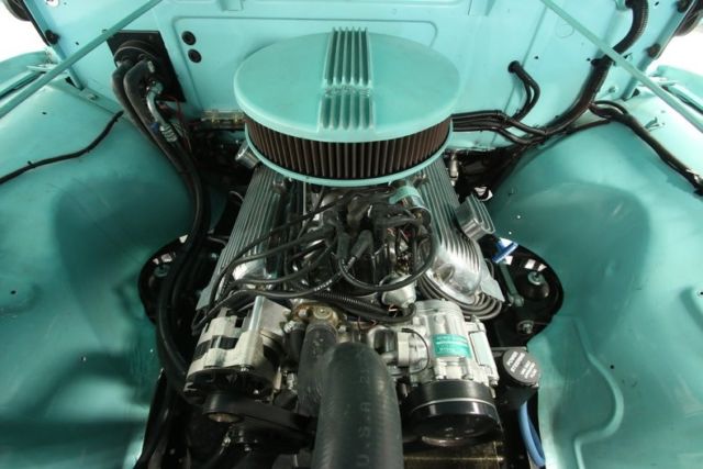 1954 ford f-100 5492 miles turquoise pickup truck 302 v8 3 speed automatic