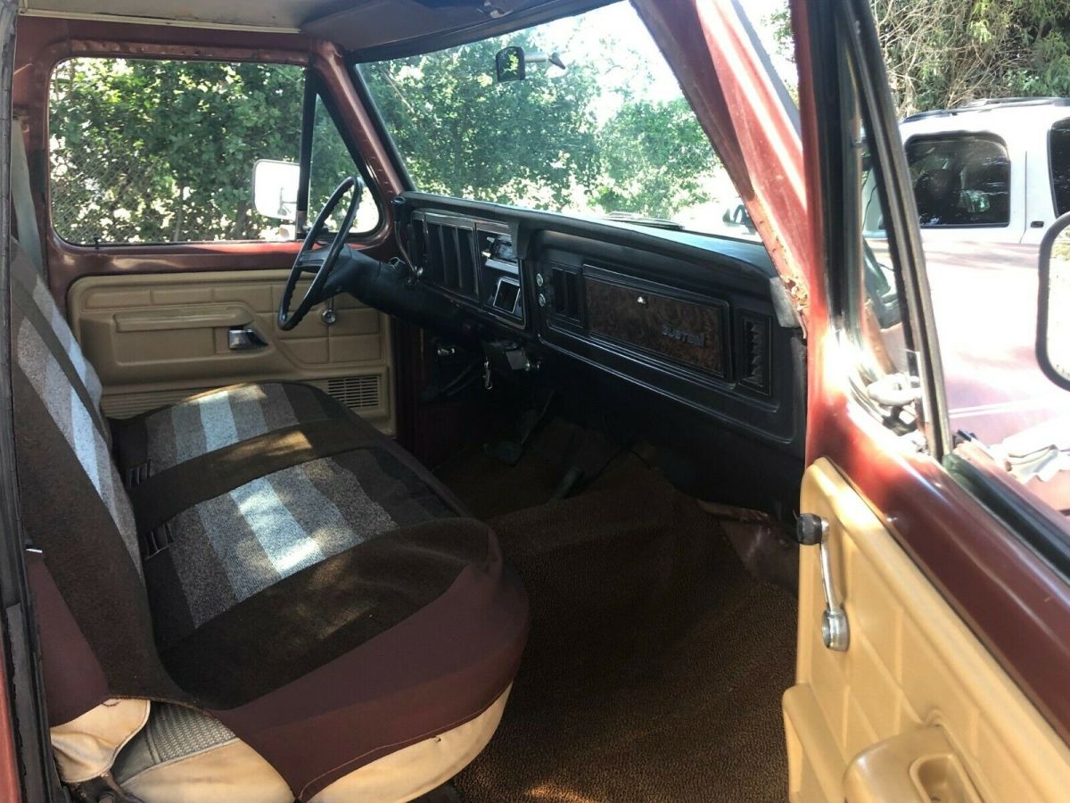 1979 ford f-100 custom short bed flare side pickup