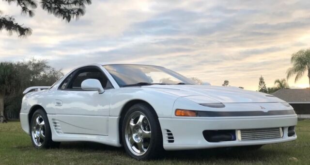 1992 mitsubishi 3000gt vr4 white awd clean carfax