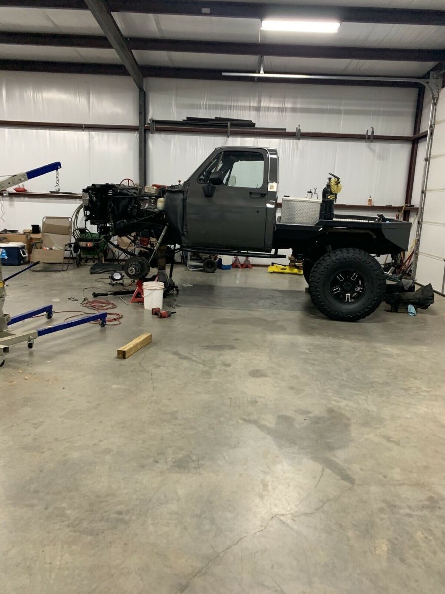 1973 chevrolet k-20 pickup grey 4wd manual silverado
