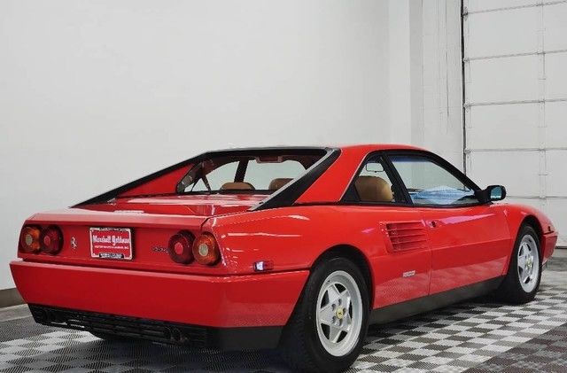 1989 ferrari mondial t rosso corsa with beige leather interior only 36,800 miles