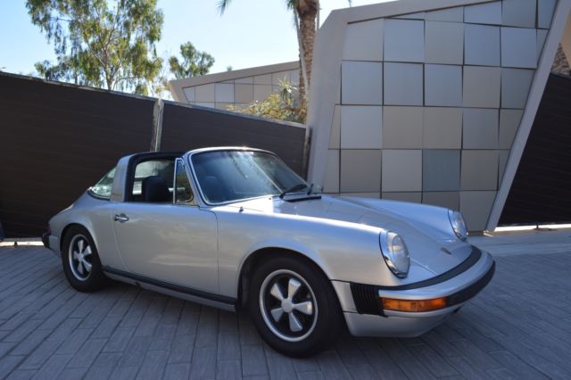 no reserve! classic 1974 porsche 911 targa 2.7 19k miles california car