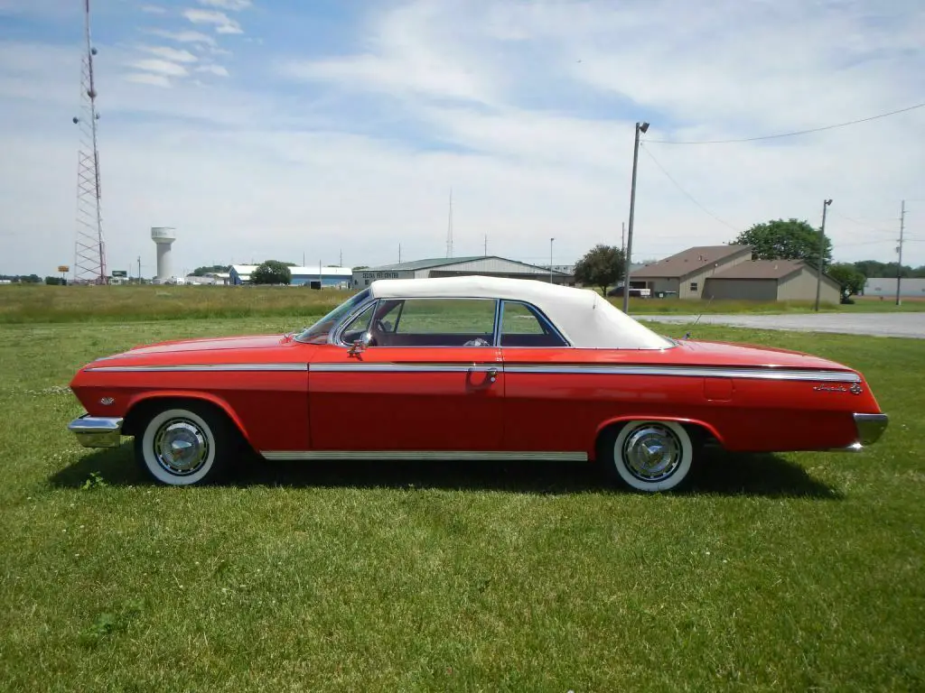 1962 chevrolet impala ss 86853 miles red automatic