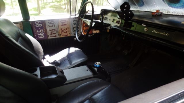 hot 1958 chevrolet delray rat rod cruiser w/ 18" ridler wheels power seats